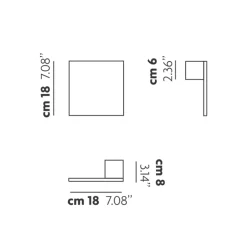 Discount Puzzle Single Square LED Wand- / Deckenleuchte, Rückläufer Wandleuchten|Deckenleuchten