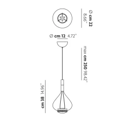 Sky-Fall LED Medium Pendelleuchte Küche|Essbereiche