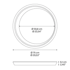 Discount Tidal 75 LED Deckenleuchte Deckenleuchten|Schlafzimmer