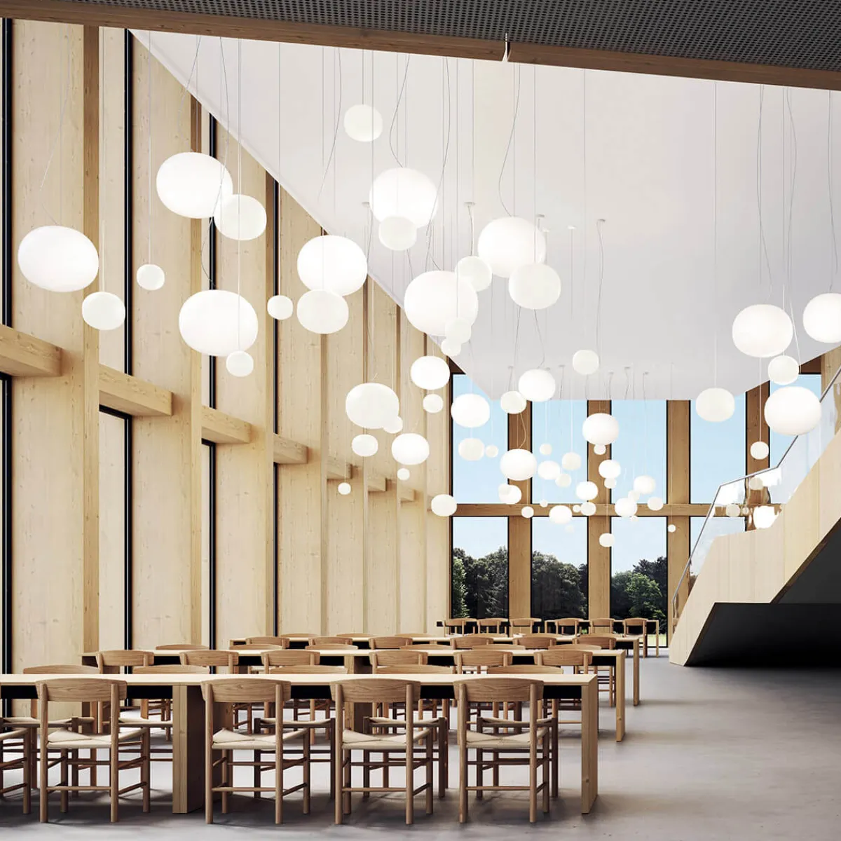 New Volum Pendelleuchte, 3-flg. Essbereiche|Küche