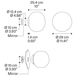 Outlet Volum Spiegelleuchte Badezimmer|Wandleuchten