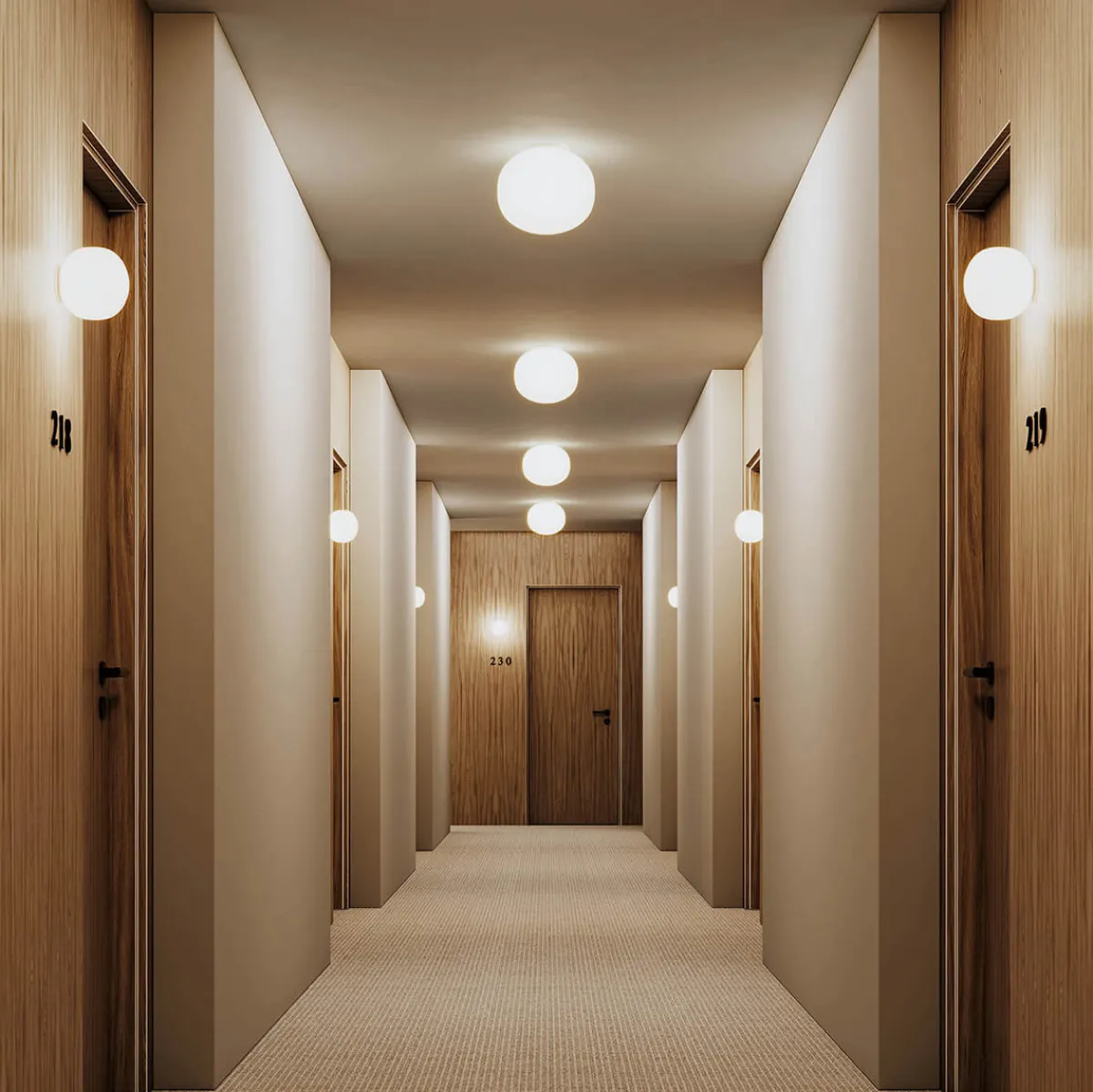 Hot Volum Wand- / Deckenleuchte Flur|Badezimmer