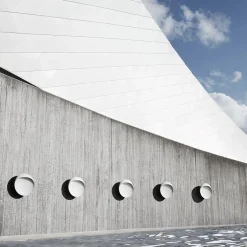 Online Flindt LED Wandleuchte, Ø: 30 cm Hauseingänge|Fassaden