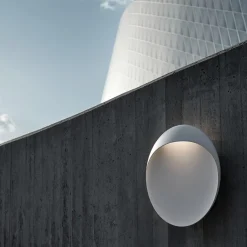 Online Flindt LED Wandleuchte, Ø: 30 cm Hauseingänge|Fassaden