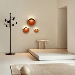 Online Flindt LED Wandleuchte, Ø: 30 cm Hauseingänge|Fassaden