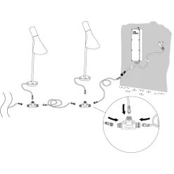 Discount Garden Verlängerungskabel 5 m Montagezubehör