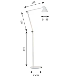 Sale NJP LED Stehleuchte Wohnzimmer|Stehleuchten