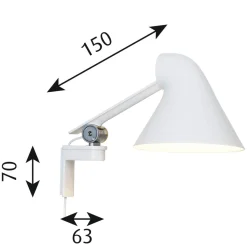 Outlet NJP LED Wandleuchte short Hotellerie|Schlafzimmer