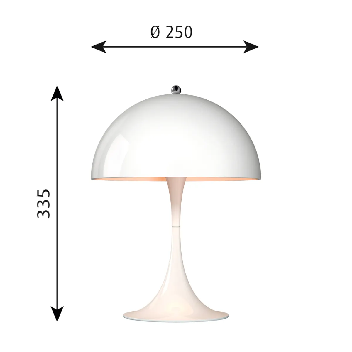 Sale Panthella 250 LED Tischleuchte Wohnzimmer|Schlafzimmer
