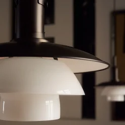 Online PH 3/3 Aged Brass Opal Pendelleuchte Küche|Flur