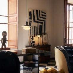 Online PH 3/3 Aged Brass Opal Pendelleuchte Küche|Flur