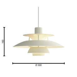 New PH 5 Mini Monochrome Pendelleuchte Hotellerie|Gastronomie