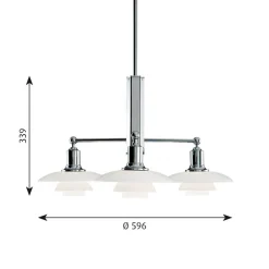 New PH 2/1 Stammkrone Pendelleuchte Hotellerie|Gastronomie