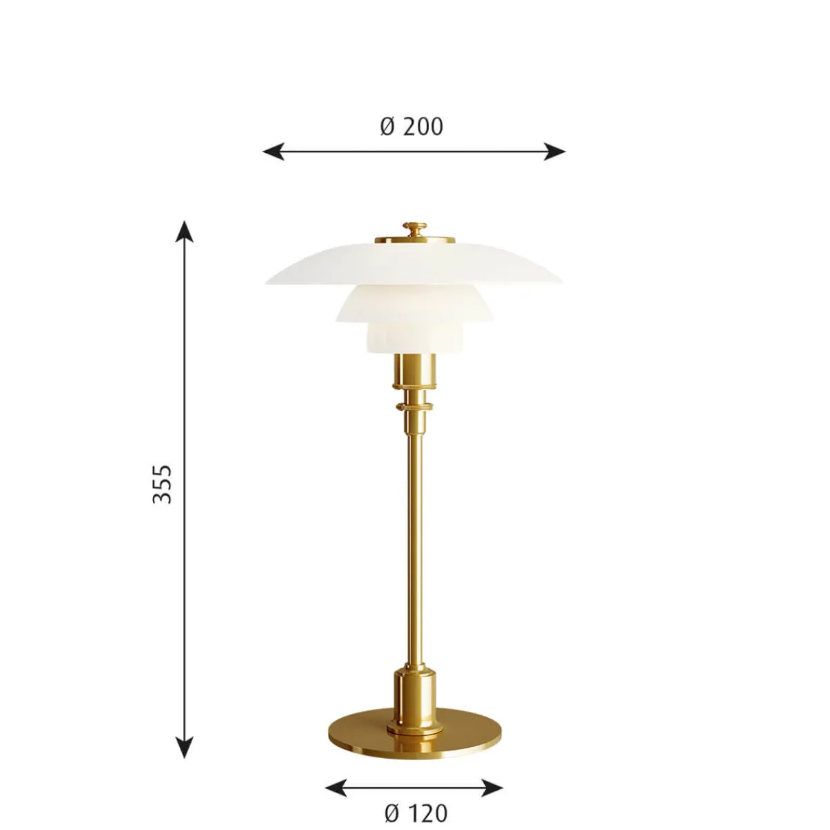 Hot PH 2/1 Tischleuchte Wohnzimmer|Schlafzimmer