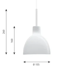 Best Toldbod 155/220 Glas Pendelleuchte Pendelleuchten