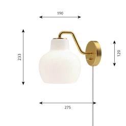 New VL Ring Crown Wandleuchte Hotellerie|Wandleuchten