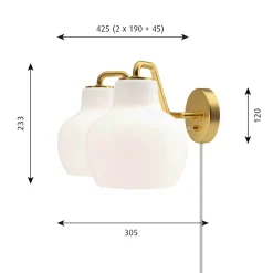 New VL Ring Crown Wandleuchte Hotellerie|Wandleuchten