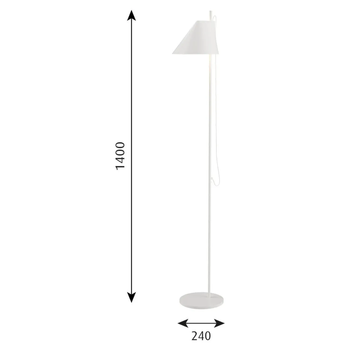 Yuh LED Stehleuchte Wohnzimmer|Schlafzimmer