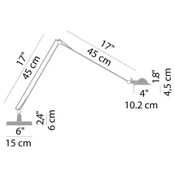 Clearance Berenice Grande Tavolo Tischleuchten