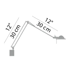 Outlet Berenice Piccola Parete Schlafzimmer|Wandleuchten