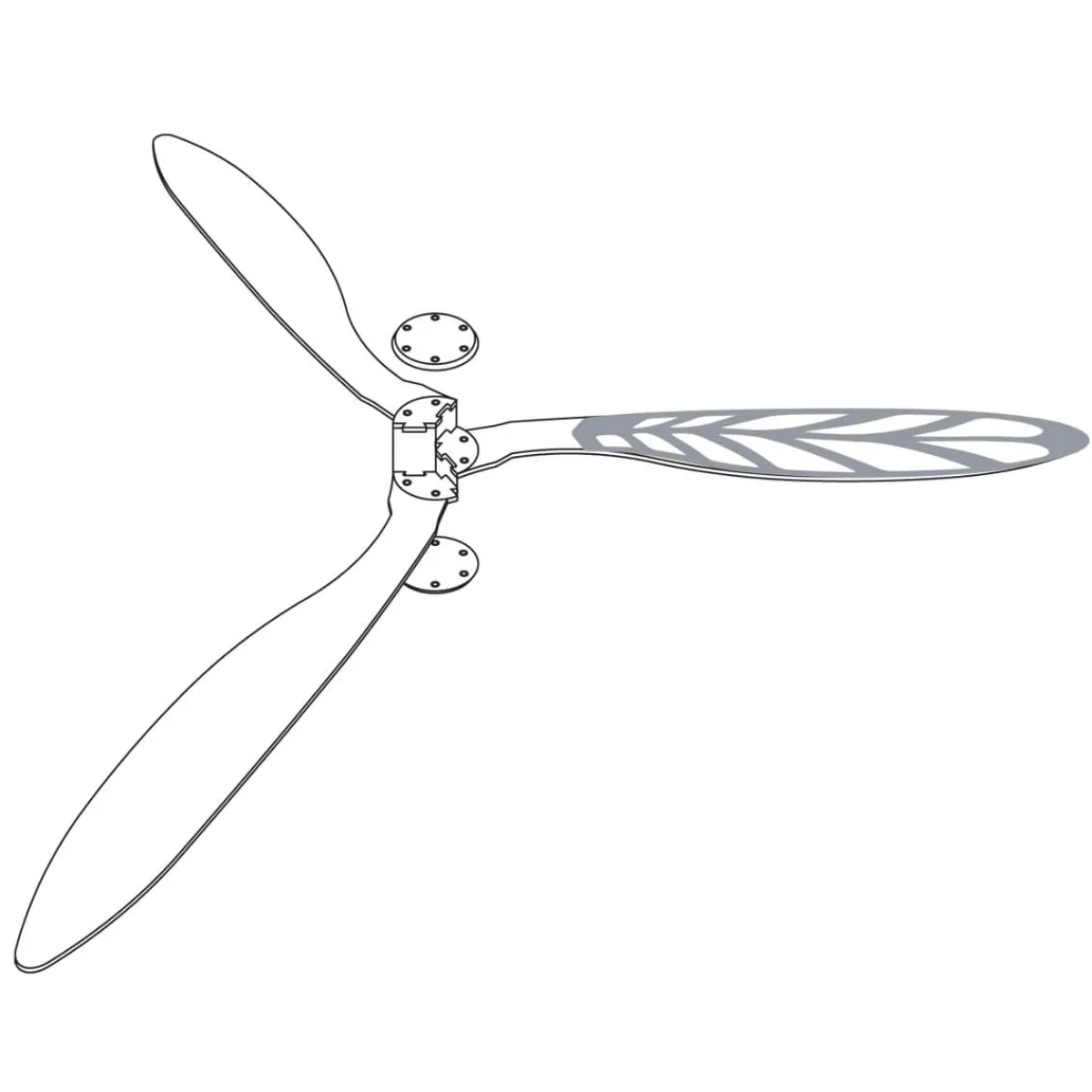 Outlet Blow Soffitto Deckenventilator mit Licht Ventilatoren|Deckenleuchten