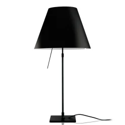 Sale Costanza Tavolo Teleskop mit Touchdimmer, schwarz Tischleuchten|Schlafzimmer