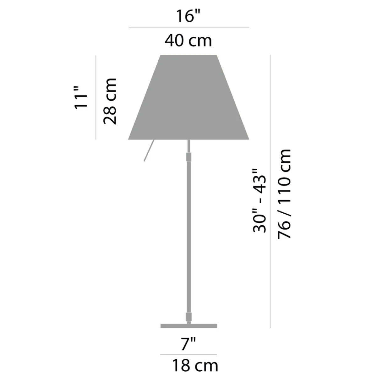 Sale Costanza Tavolo Teleskop mit Touchdimmer und Diffusor Tischleuchten|Schlafzimmer