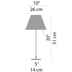 Best Costanzina Tavolo, schwarz Schlafzimmer|Tischleuchten