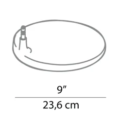 New Fortebraccio Tavolo mit Schalter Tischleuchten