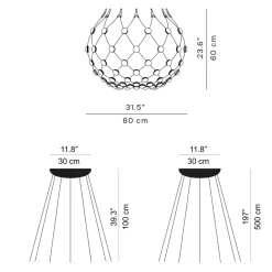 Online Mesh Wireless LED Sospensione Pendelleuchten|Wohnzimmer