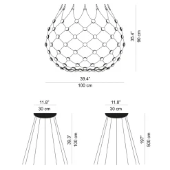 Online Mesh Wireless LED Sospensione Pendelleuchten|Wohnzimmer
