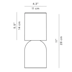 New Nui Mini Outdoor LED Akkuleuchte Dekoration|Hotellerie