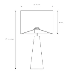 Extravaganza Velvet Tischleuchte Tischleuchten|Schlafzimmer