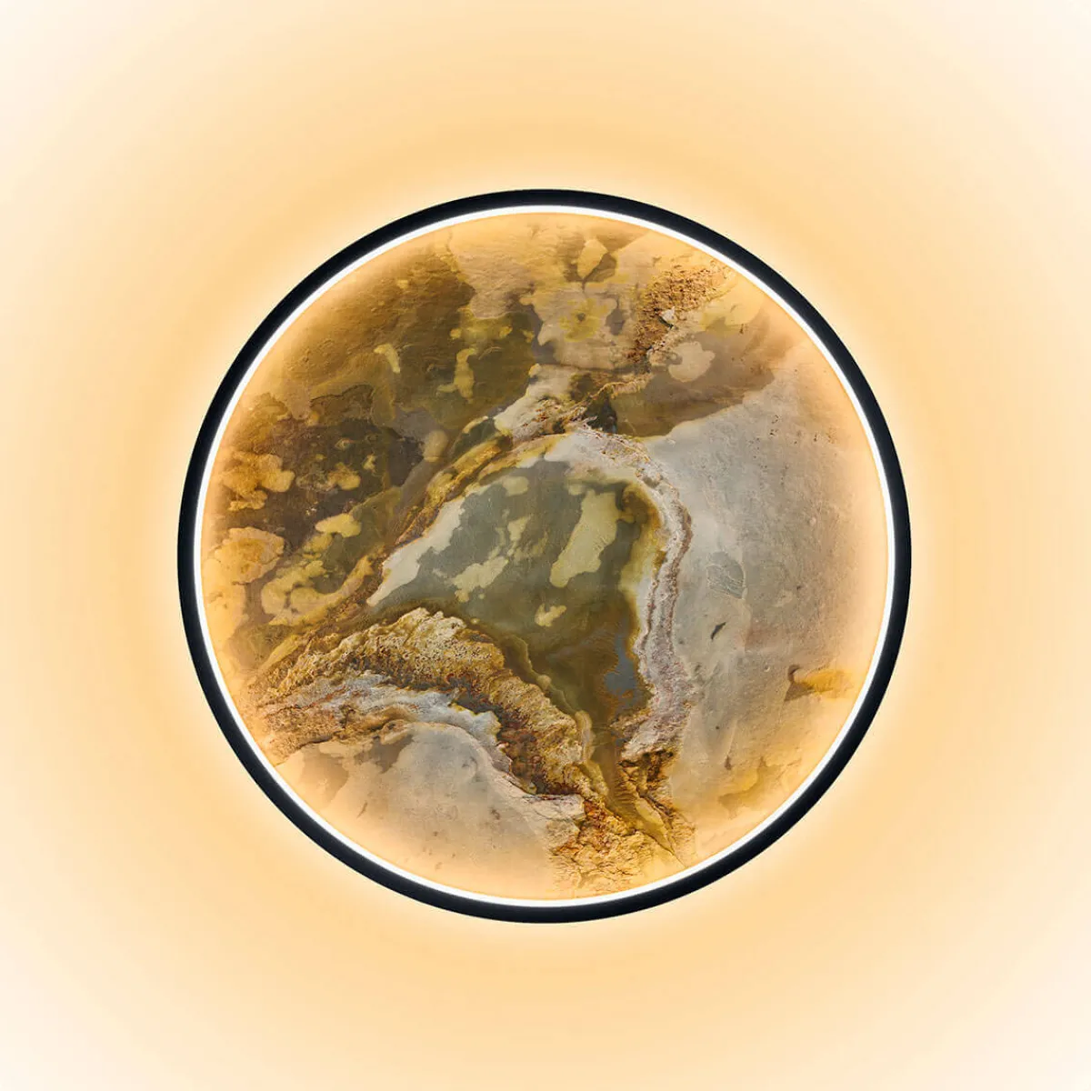 Best Stone LED Wand- / Deckenleuchte Wohnzimmer|Schlafzimmer