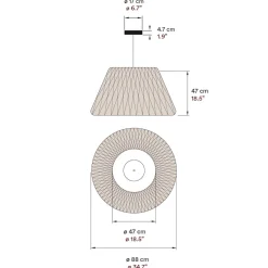 Outlet Lola Large LED Pendelleuchte Gastronomie|Essbereiche