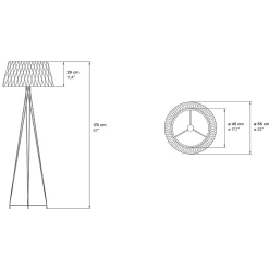 Best Lola Stehleuchte, mattschwarz Stehleuchten|Schlafzimmer