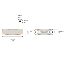 Sale New Wave Pendelleuchte Hotellerie|Gastronomie