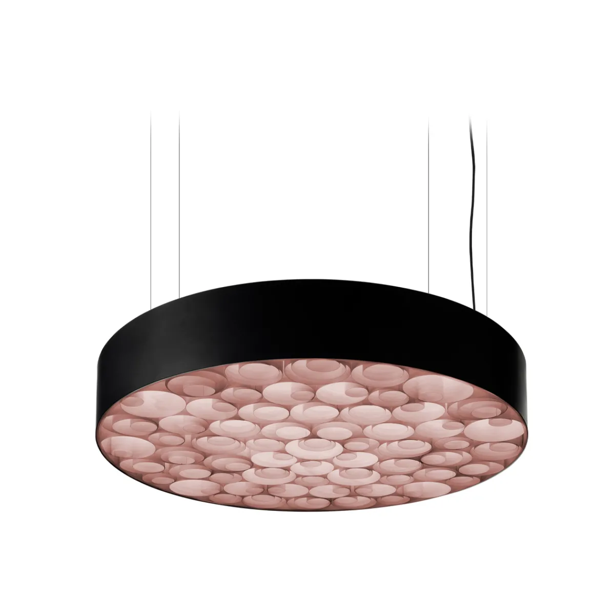 Hot Spiro Medium LED Pendelleuchte, äußerer Schirm: schwarz Pendelleuchten|Wohnzimmer
