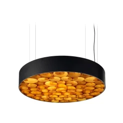 Hot Spiro Medium LED Pendelleuchte, äußerer Schirm: schwarz Pendelleuchten|Wohnzimmer