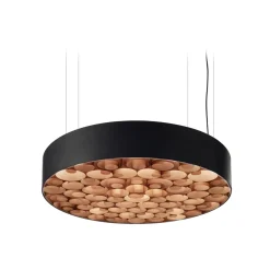 Hot Spiro Medium LED Pendelleuchte, äußerer Schirm: schwarz Pendelleuchten|Wohnzimmer