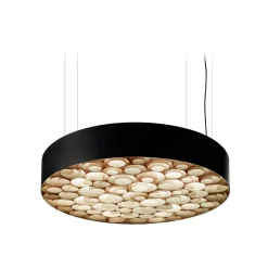 Hot Spiro Medium LED Pendelleuchte, äußerer Schirm: schwarz Pendelleuchten|Wohnzimmer