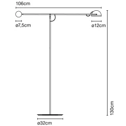Outlet Copernica P LED Stehleuchte Stehleuchten|Wohnzimmer