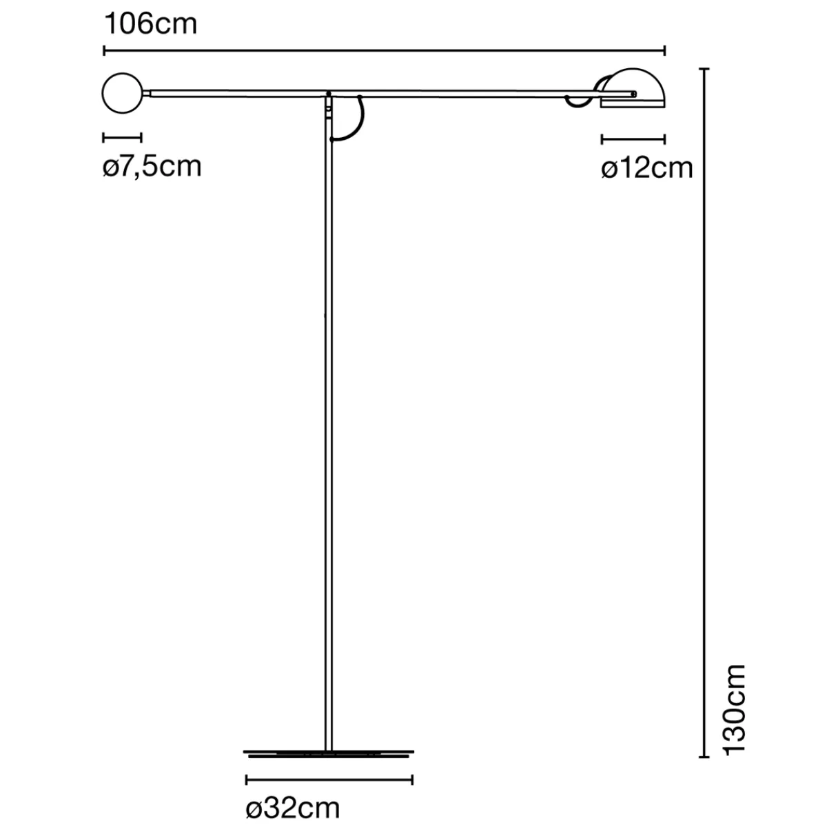 Outlet Copernica P LED Stehleuchte Stehleuchten|Wohnzimmer