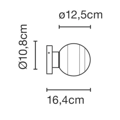 Dipping Light A2-13 LED Wandleuchte, Auslaufmodell Flur|Wandleuchten