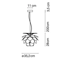 Best Discocó 35 Pendelleuchte Wohnzimmer|Essbereiche