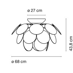Outlet Discocó C68 Deckenleuchte, Rückläufer Deckenleuchten|Flur