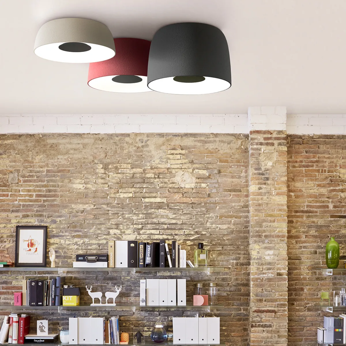 Clearance Djembe 42.13 LED Deckenleuchte, Ø: 40,3 cm Wohnzimmer|Flur