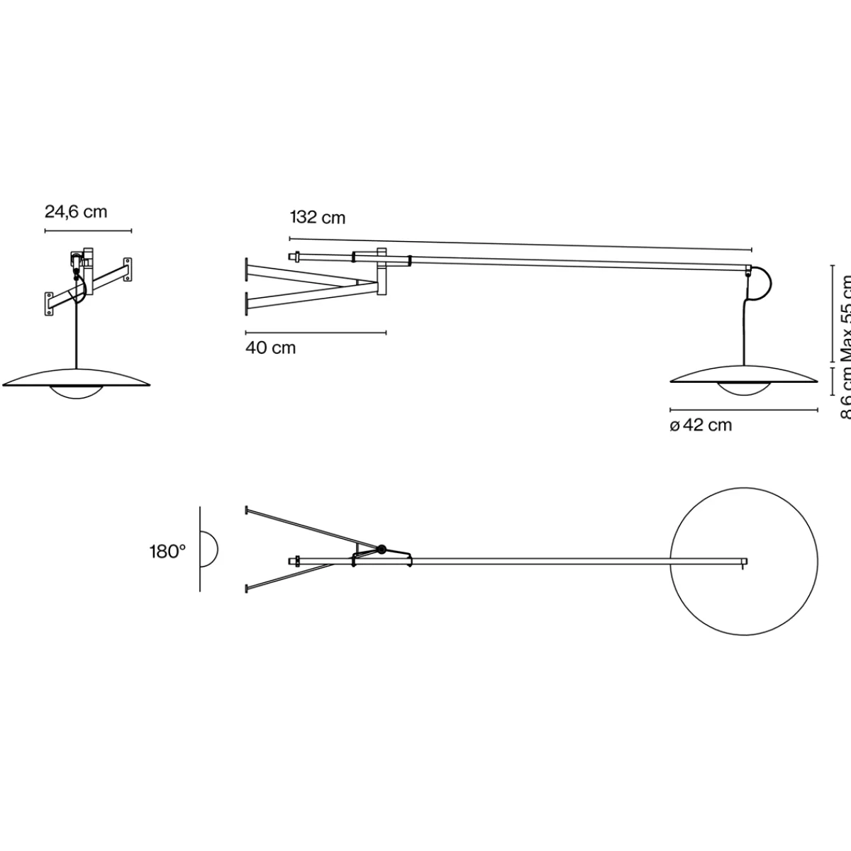 Discount Ginger A XL 42 LED Wandleuchte Wandleuchten