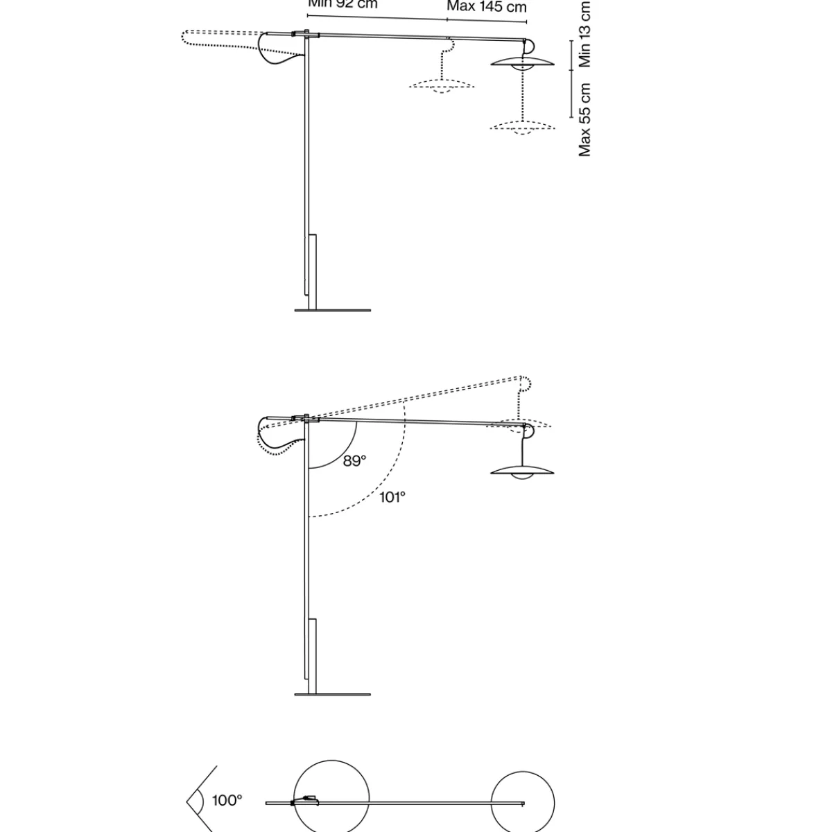 Hot Ginger XL 42 LED Stehleuchte Stehleuchten