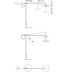 Clearance Ginger XXL 60 LED Stehleuchte Essbereiche|Stehleuchten